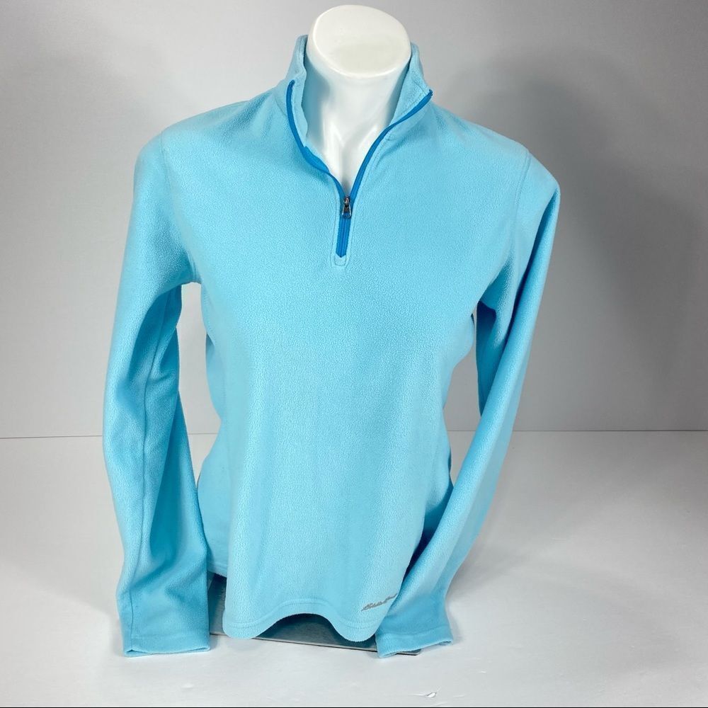 Eddie Bauer Fleece Pullover turquoise XS Women's